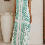 Sundayup | Paisley Midi Dress - Green | Sweetest Stitch Boutique RVA