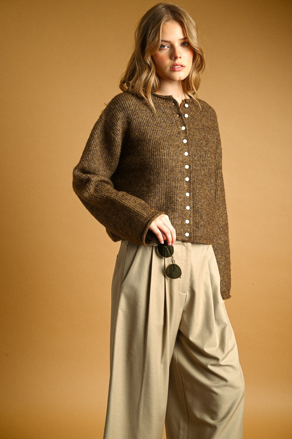 Miou Muse | Cheyenne Button Front Sweater | Sweetest Stitch Boutique