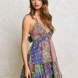 Dress Forum | Ariyah Patchwork Mini Dress | Sweetest Stitch Boutique