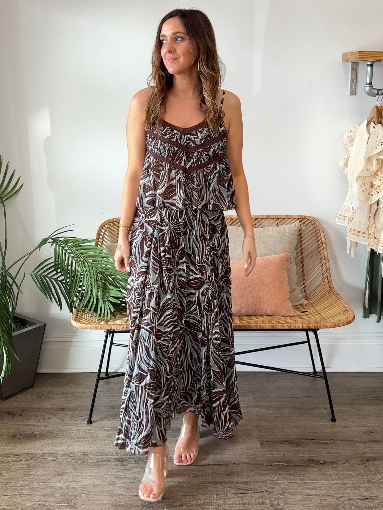 Z Supply | Vitoria Zin Floral Maxi Skirt | Sweetest Stitch Boutique