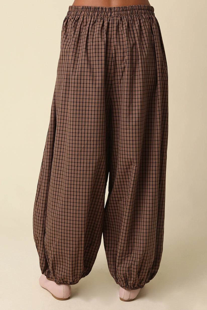 Olivaceous | Fallon Plaid Ballon Pants | Sweetest Stitch Boutique RVA