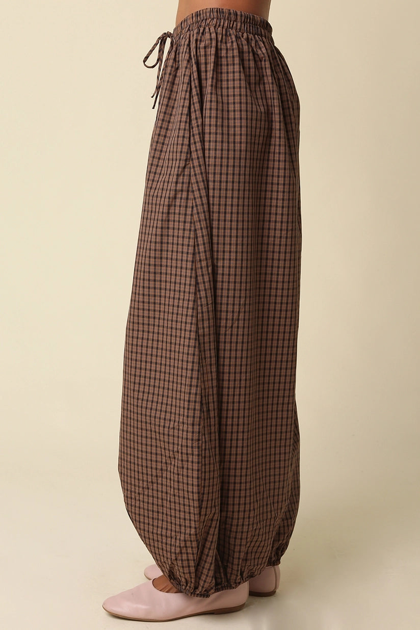 Olivaceous | Fallon Plaid Ballon Pants | Sweetest Stitch Boutique RVA