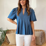 THML | Demi V-Neck Top | Sweetest Stitch Boutique Richmond