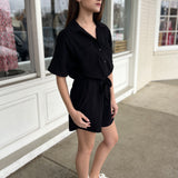 Z Supply | Lookout Short Sleeve Gauze Romper | Sweetest Stitch