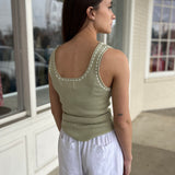 In February | Sallie Ribbed Knit Tank | Sweetest Stitch Boutique