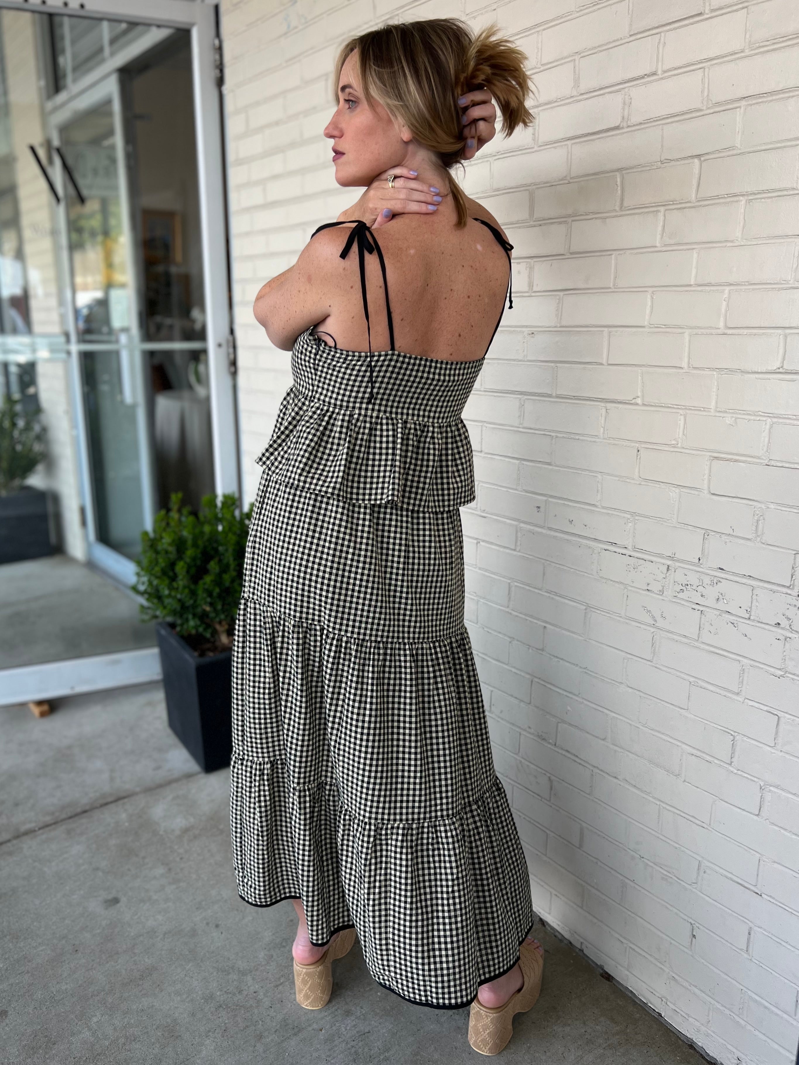 Miou Muse | Sadie Gingham Midi Skirt | Sweetest Stitch
