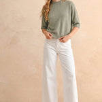 Miou Muse | Monica Short Sleeve Sweater | Sweetest Stitch Boutique