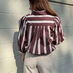 Entro | Carrie Brown Striped Top | Sweetest Stitch Boutique Richmond