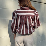 Entro | Carrie Brown Striped Top | Sweetest Stitch Boutique Richmond