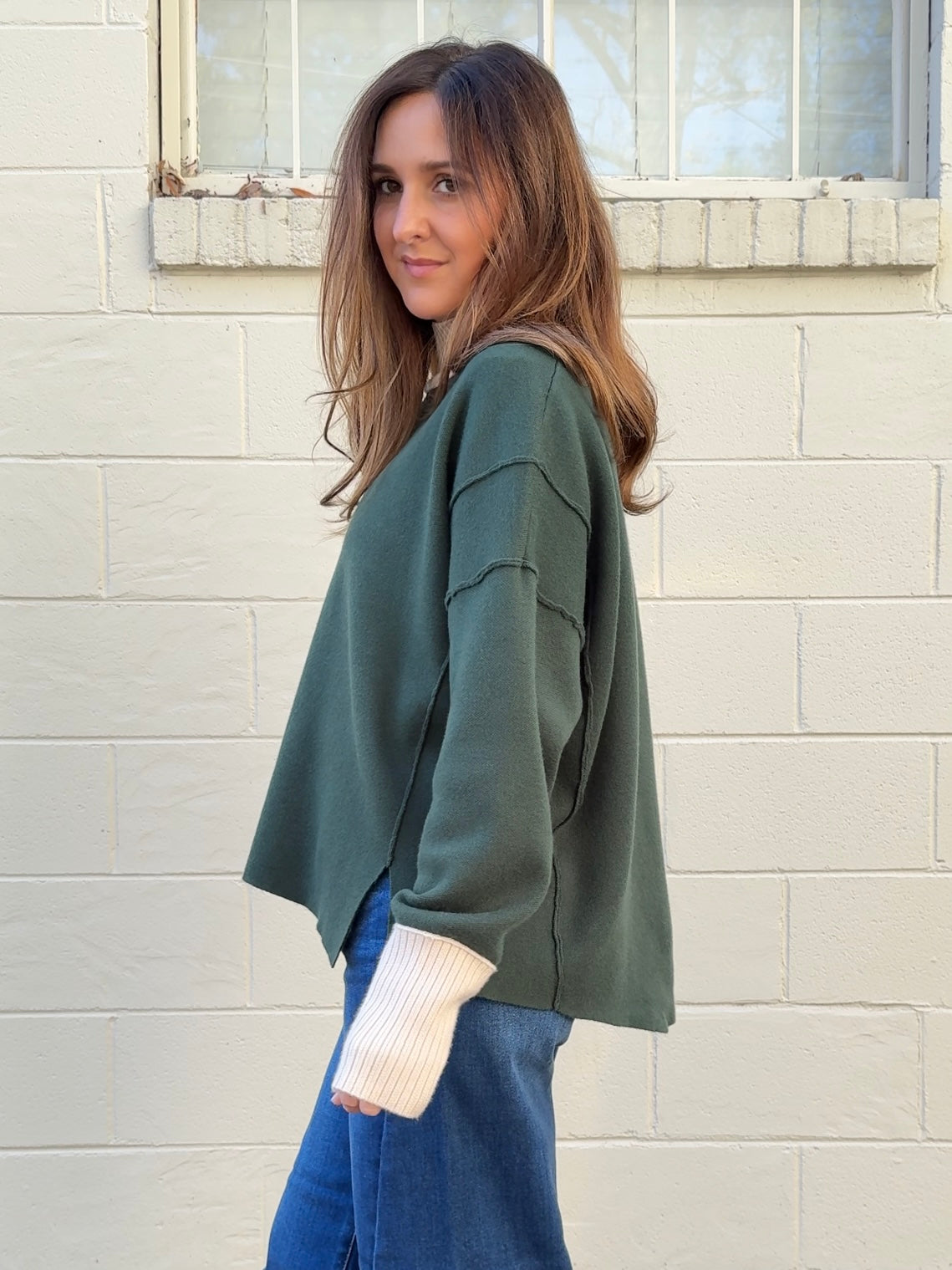 Entro | Clara Mock Neck Sweater | Sweetest Stitch Boutique Richmond