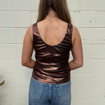 ASTR The Label | Leanne Metallic Cowl Neck Top | Sweetest Stitch