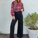 Miou Muse | Rosemary Wide Leg Pants - Black | Sweetest Stitch