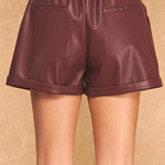 Strut & Bolt | Lisa Faux Leather Shorts | Sweetest Stitch Boutique RVA