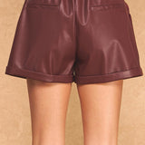 Strut & Bolt | Lisa Faux Leather Shorts | Sweetest Stitch Boutique RVA