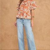 Strut & Bolt | Jules Embroidered Peplum Top | Sweetest Stitch Boutique