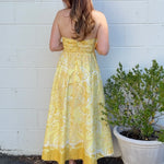 Olivaceous | Maisie Strapless Paisley Midi Dress | Sweetest Stitch RVA