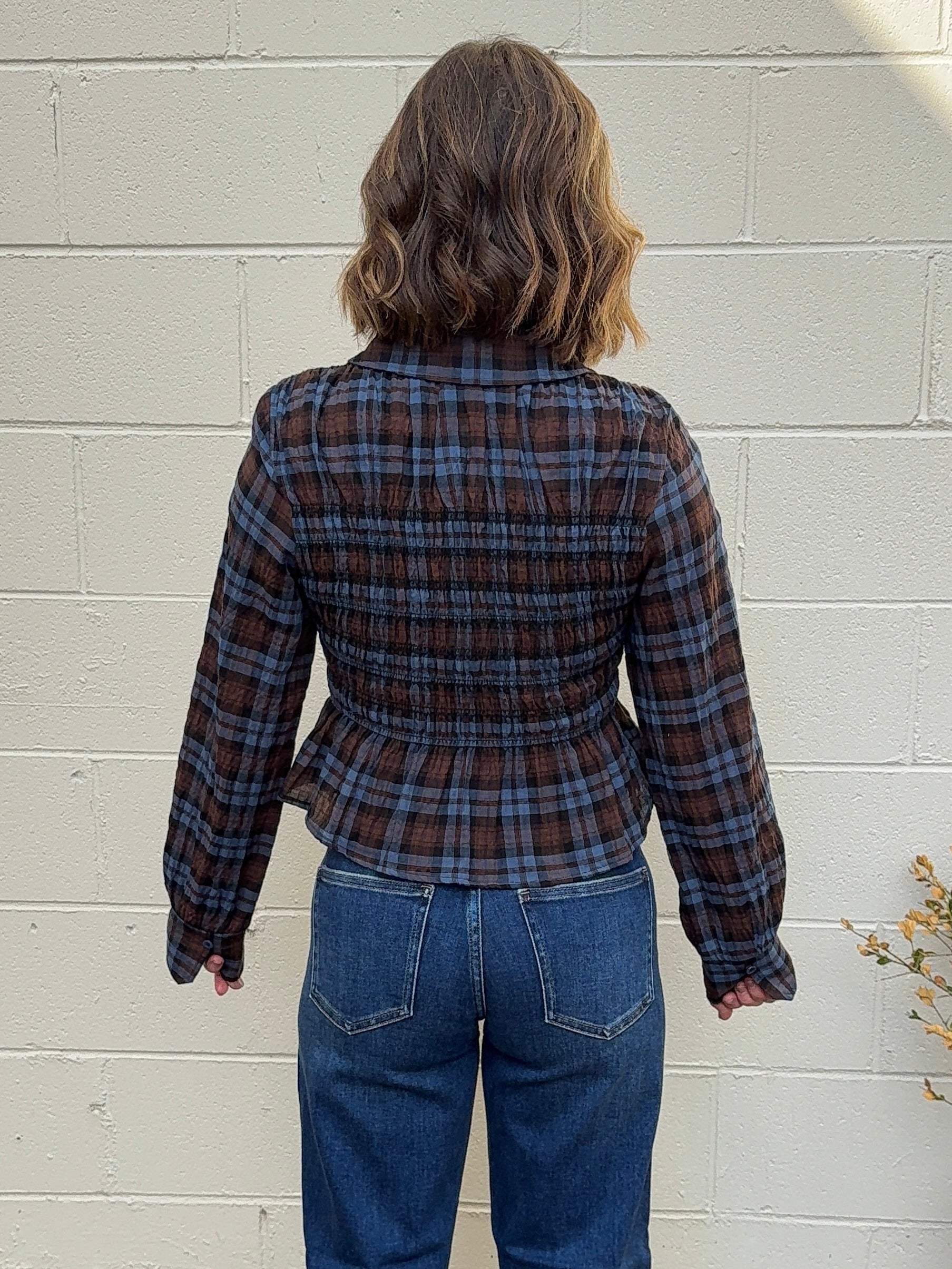 Olivaceous | Ginny Plaid Top | Sweetest Stitch Boutique Richmond VA