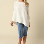 Olivaceous | Lilia Knit Poncho | Sweetest Stitch Boutique Richmond VA