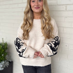 Aaron & Amber | Maisie Balloon Sleeve Sweater | Sweetest Stitch