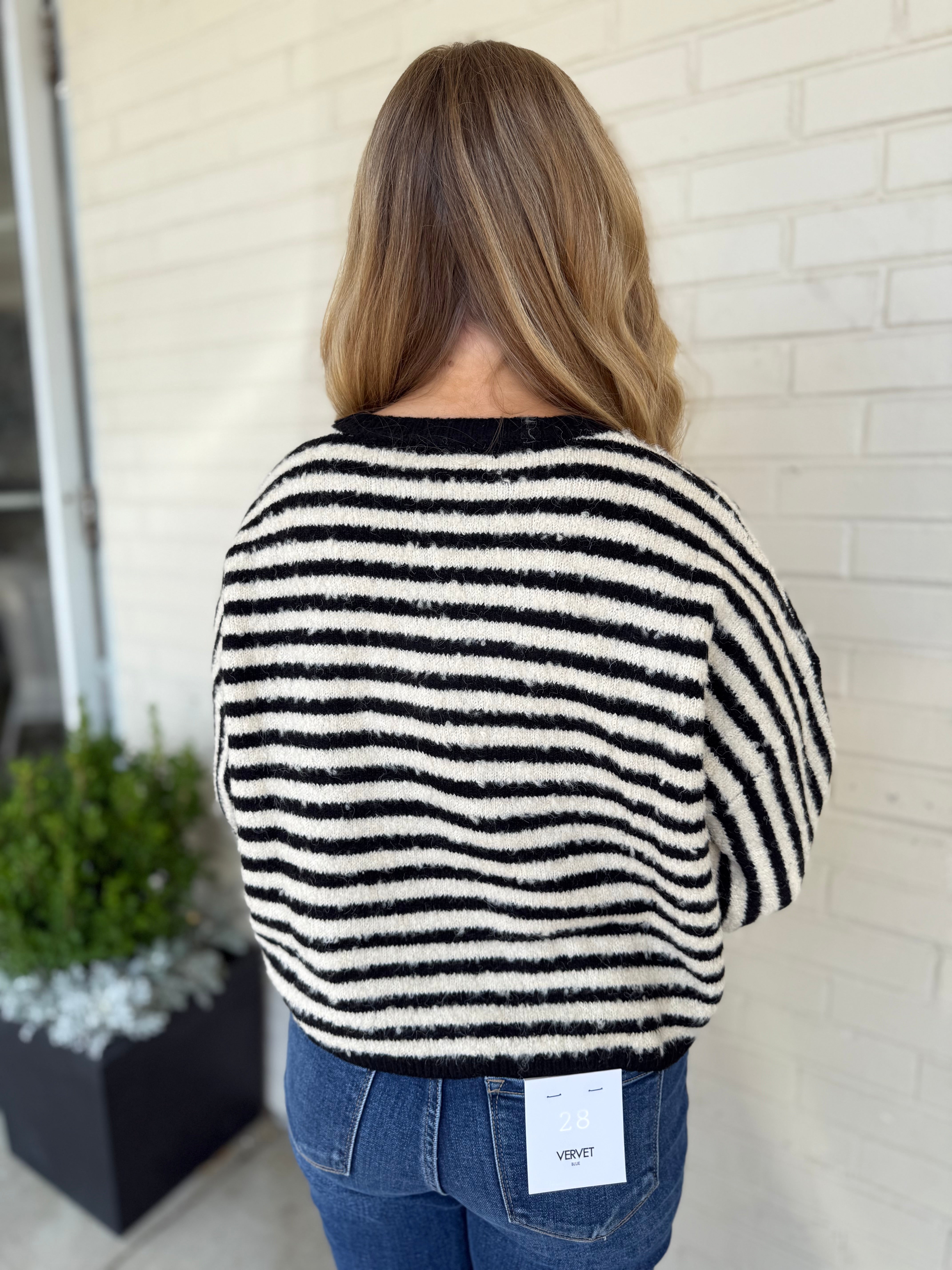 Grade & Gather | Shannon Striped Sweater | Sweetest Stitch Boutique