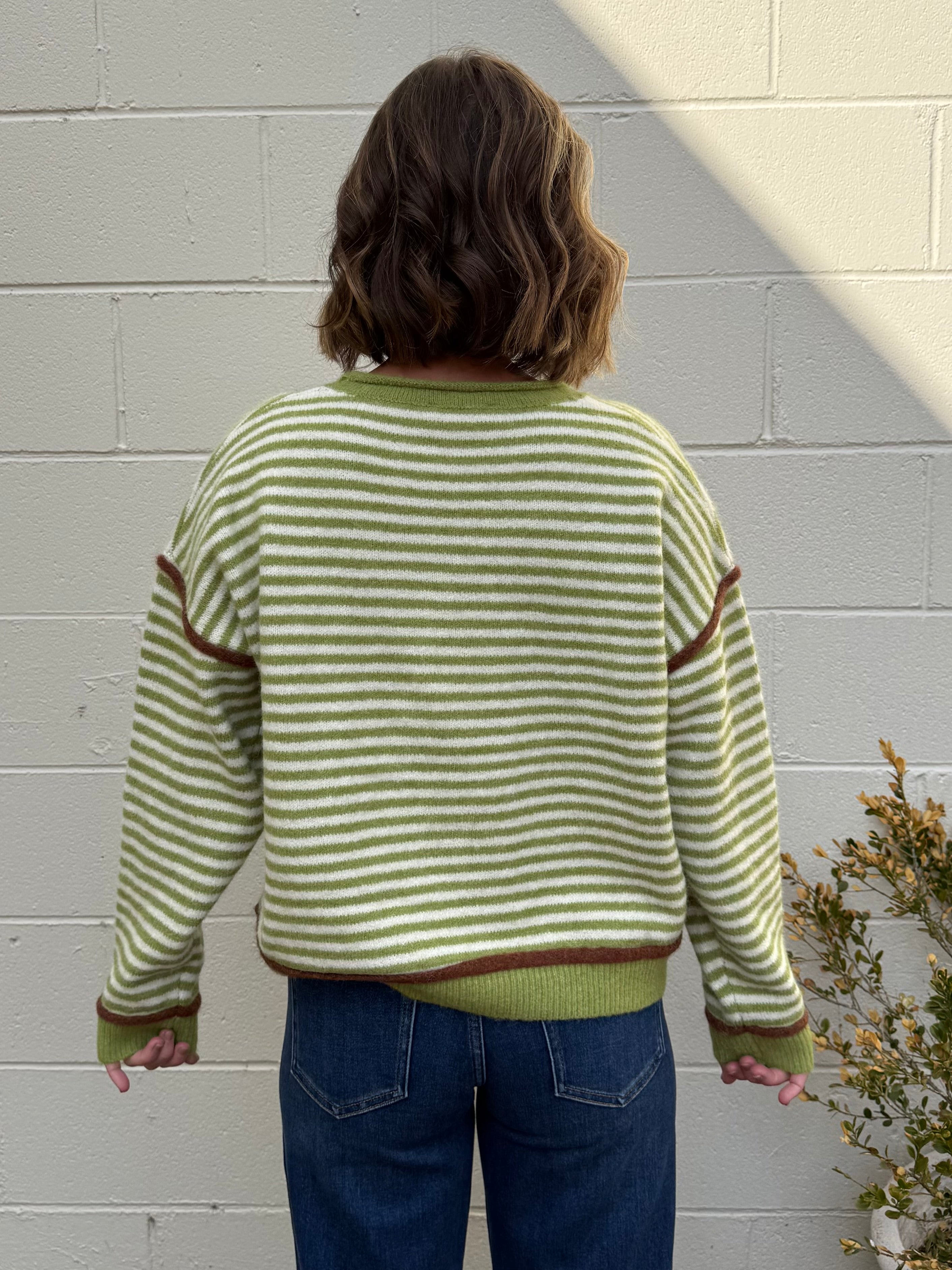 Entro | Joanna Striped Sweater | Sweetest Stitch Boutique Richmond VA