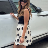 Molly Polka Dot Mini Skirt