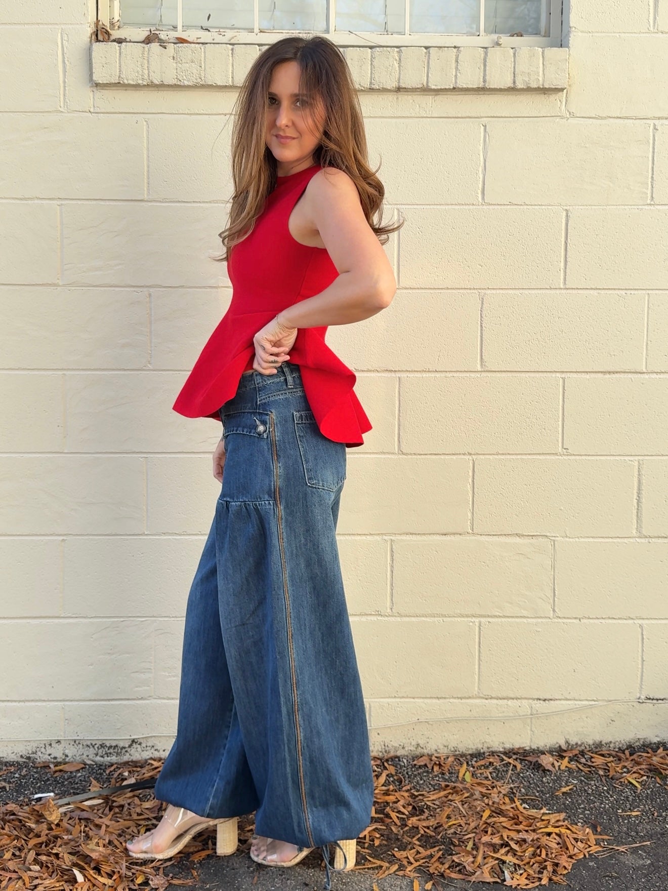 Aaron & Amber | Ezra Balloon Leg Jeans | Sweetest Stitch Boutique