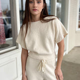 Miou Muse | Morgan Short Sleeve Knit Top | Sweetest Stitch