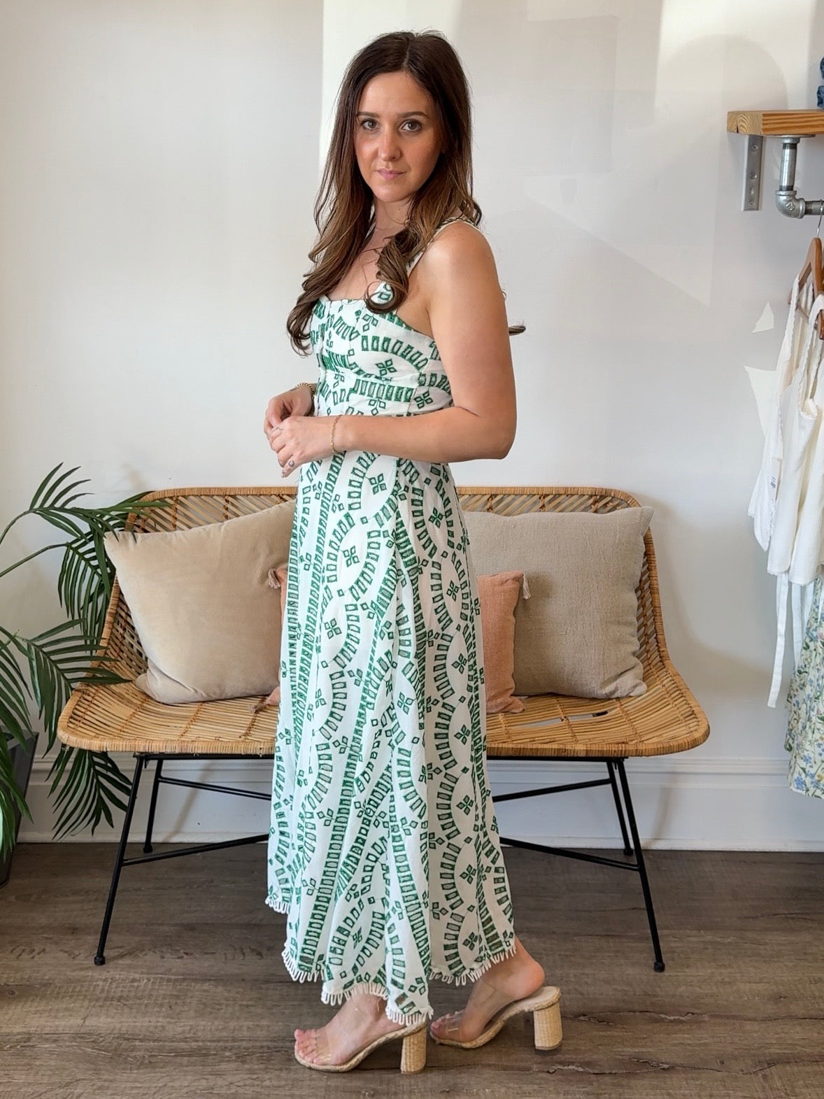 Moon River | Kimber Embroidered Midi Dress | Sweetest Stitch RVA