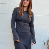 Z Supply | Demure Cropped Long Sleeve Top | Sweetest Stitch 