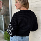 Strut & Bolt | Saylor Floral Embroidered Sweater | Sweetest Stitch