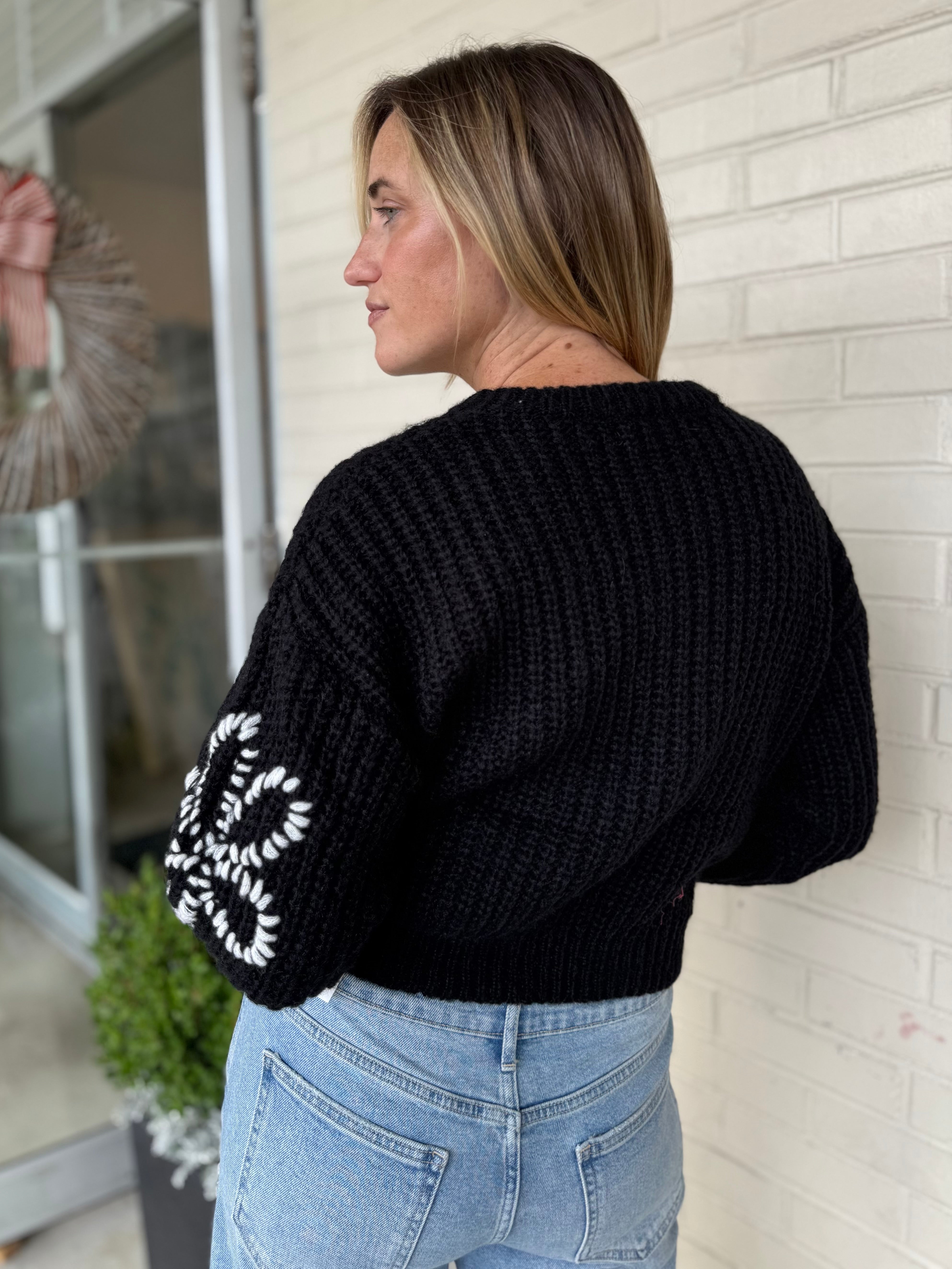 Strut & Bolt | Saylor Floral Embroidered Sweater | Sweetest Stitch