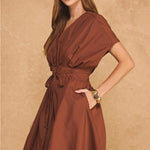 Strut & Bolt | Stacey V-Neck Mini Dress | Sweetest Stitch Boutique RVA