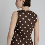 Aureum | Vivienne Polka Dot Sleeveless Top | Sweetest Stitch Boutique