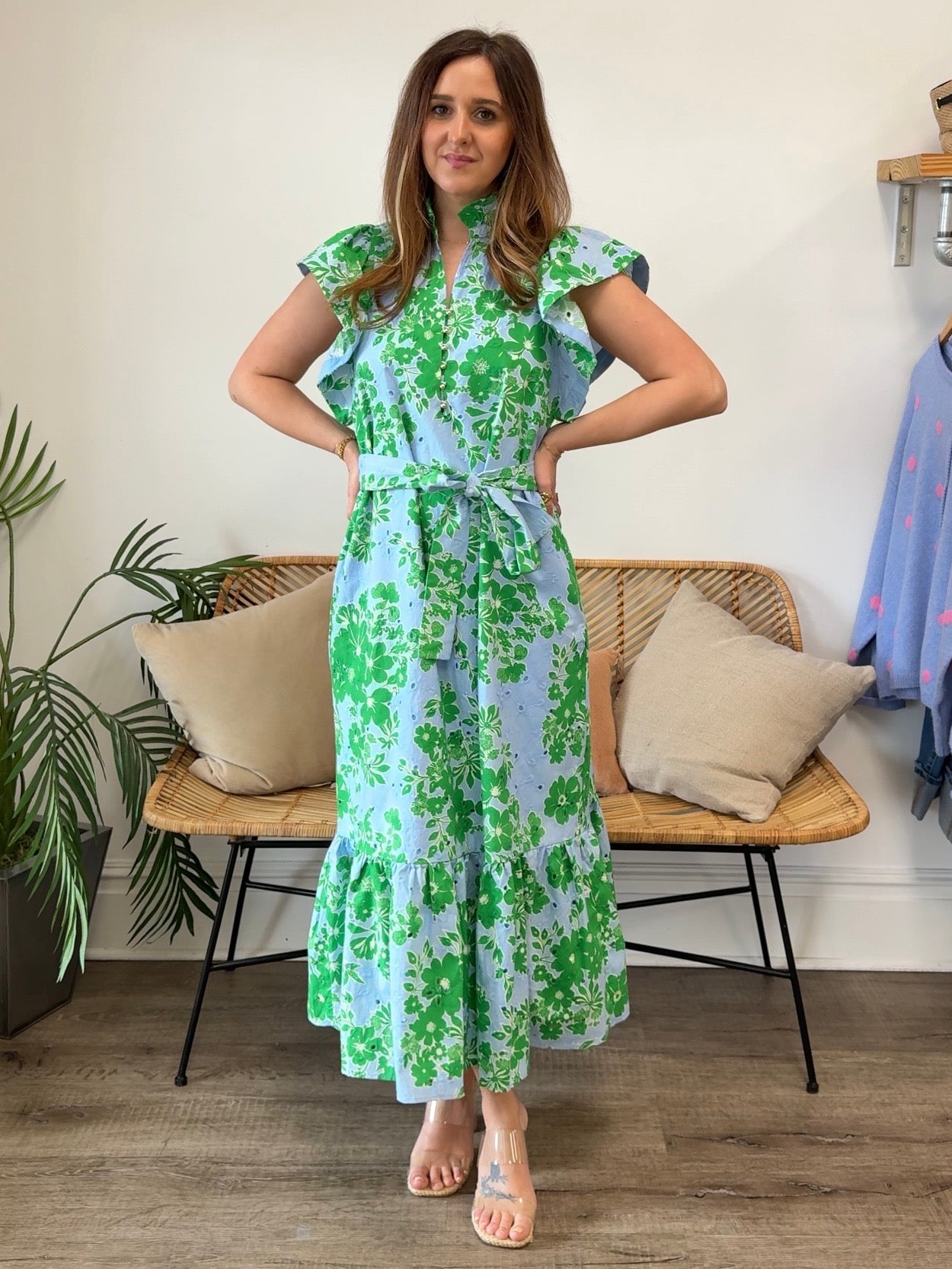 Entro | Gigi Floral Midi Dress | Sweetest Stitch Boutique Richmond