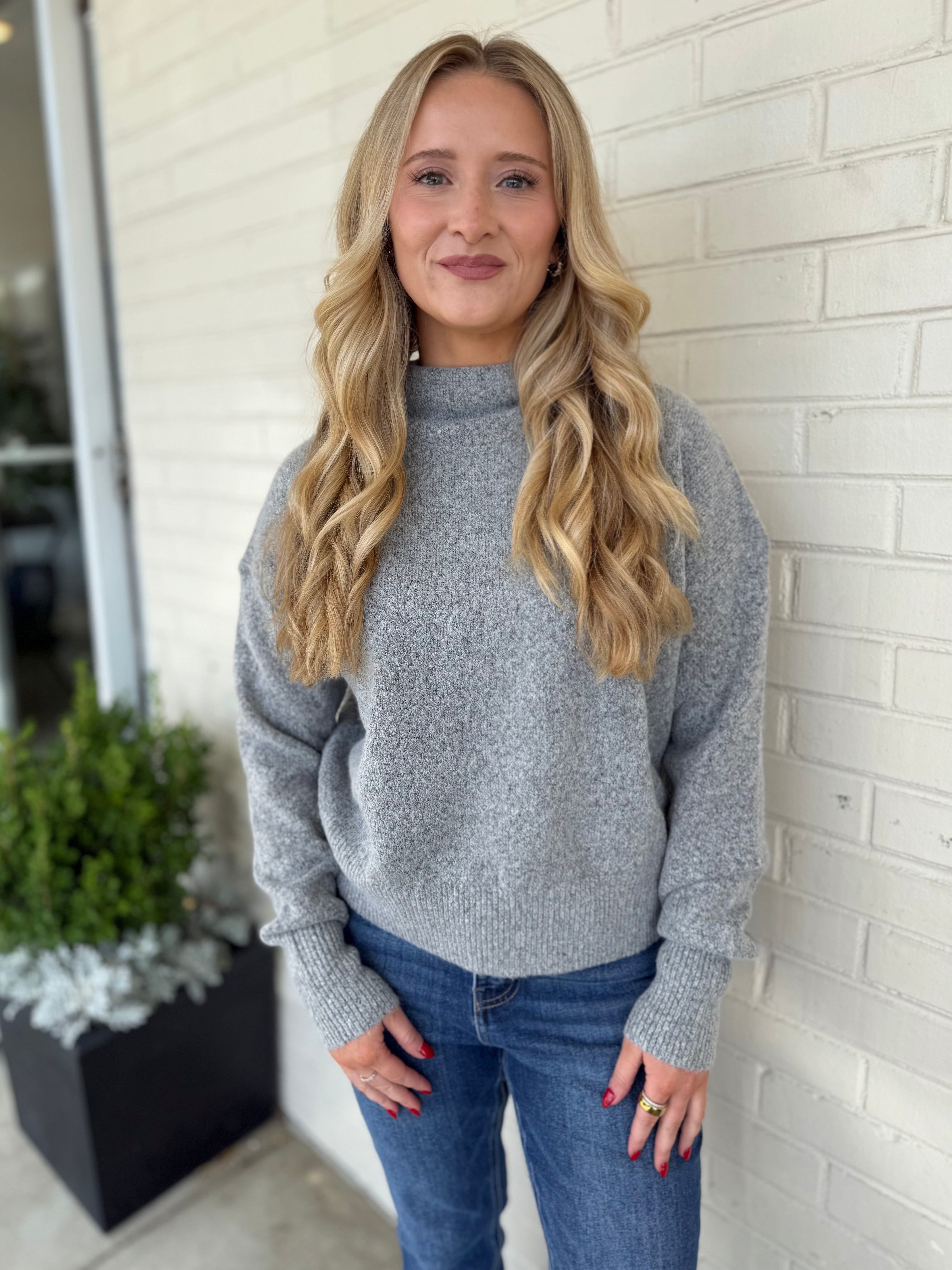 Grade & Gather | Hartford Mock Neck Sweater | Sweetest Stitch 