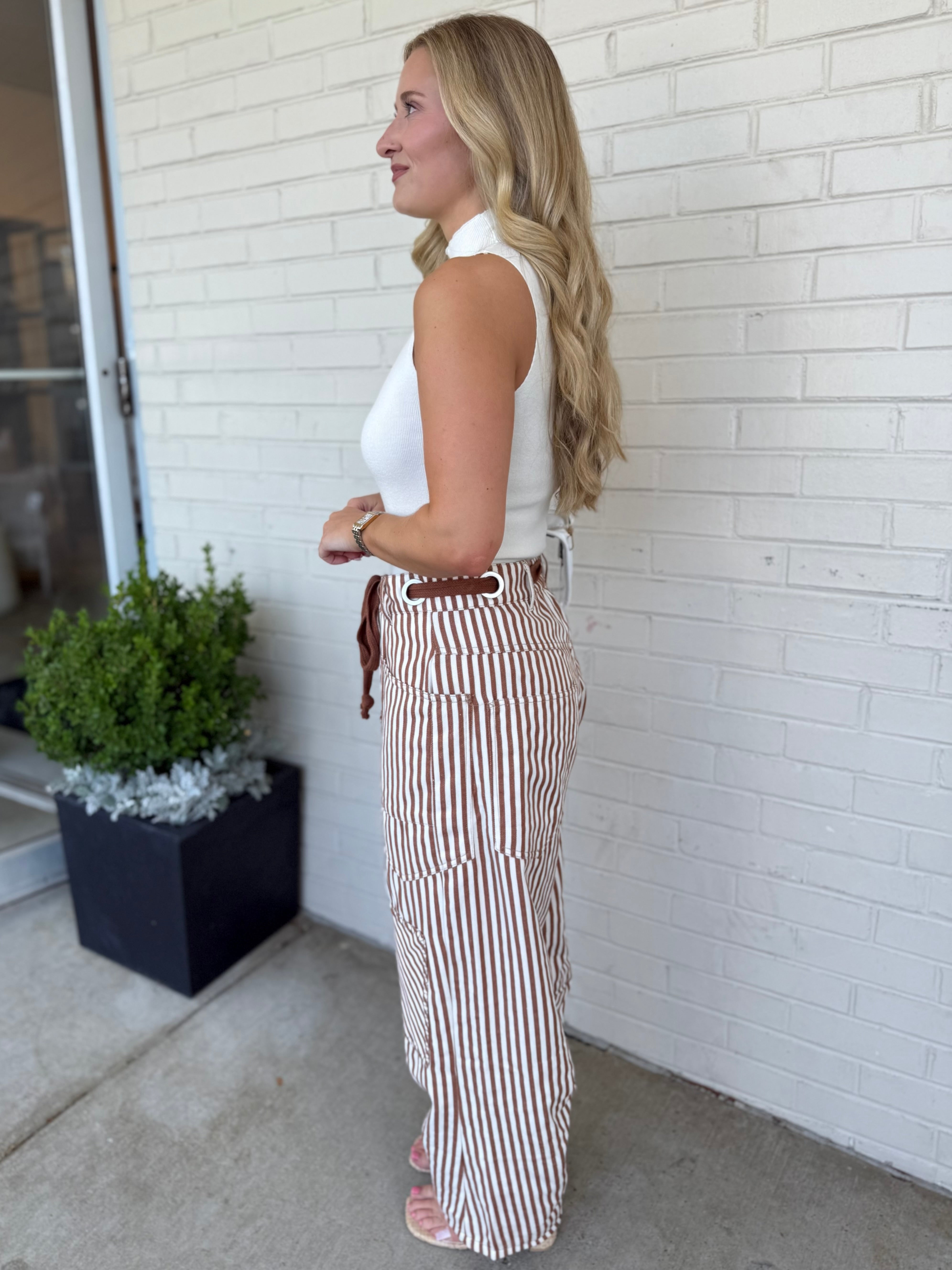 EESome | Mads Striped Drawstring Pants | Sweetest Stitch Boutique