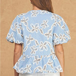 Strut & Bolt | Jules Embroidered Peplum Top | Sweetest Stitch Boutique