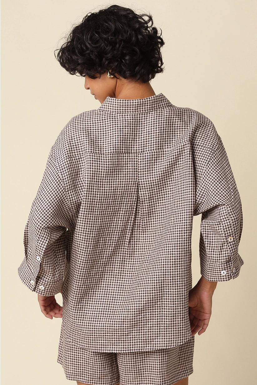 Olivaceous | Gabi Gingham Shirt | Sweetest Stitch Boutique Richmond