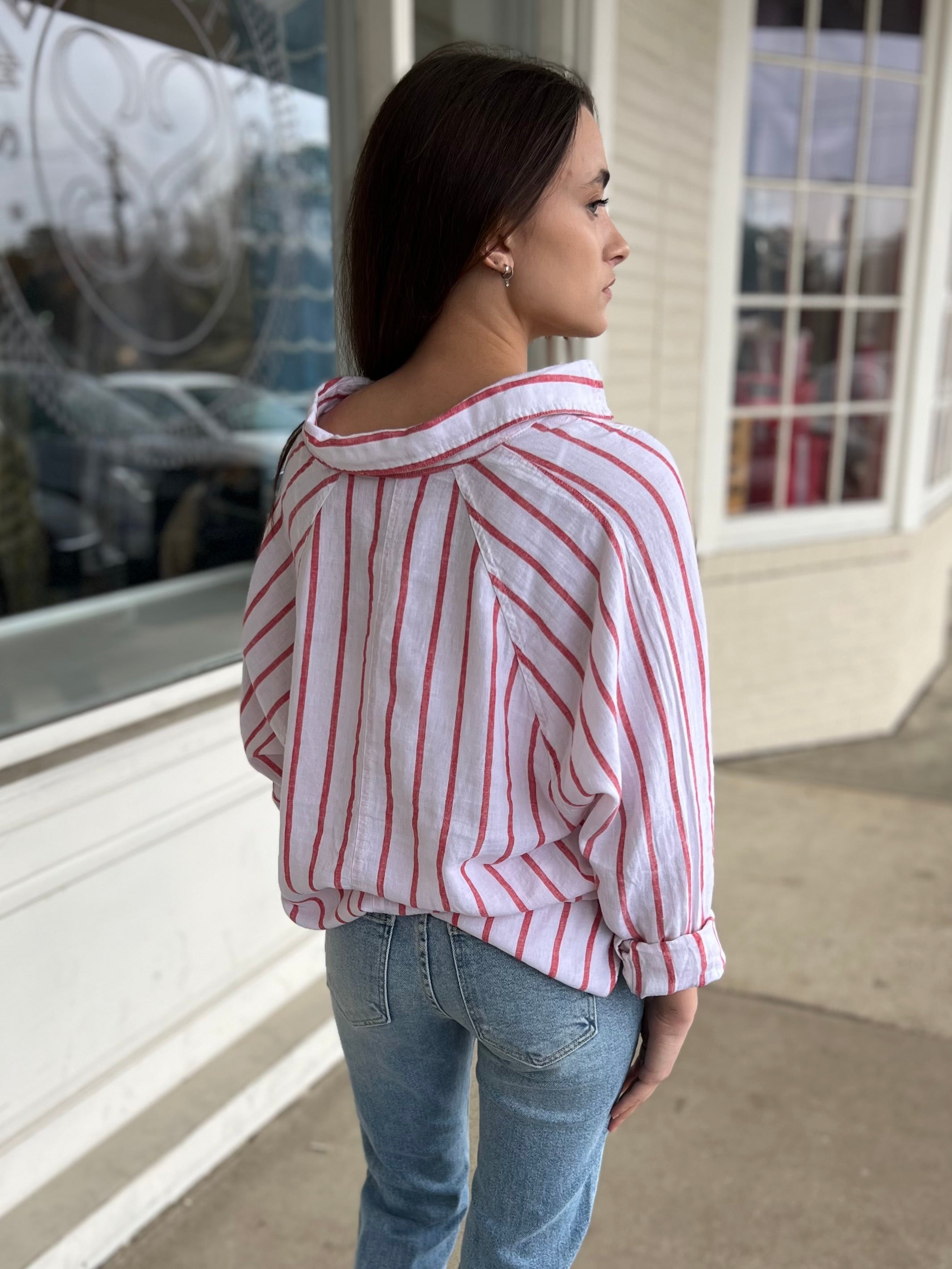 Z Supply | The Perfect Line Button Down | Sweetest Stitch