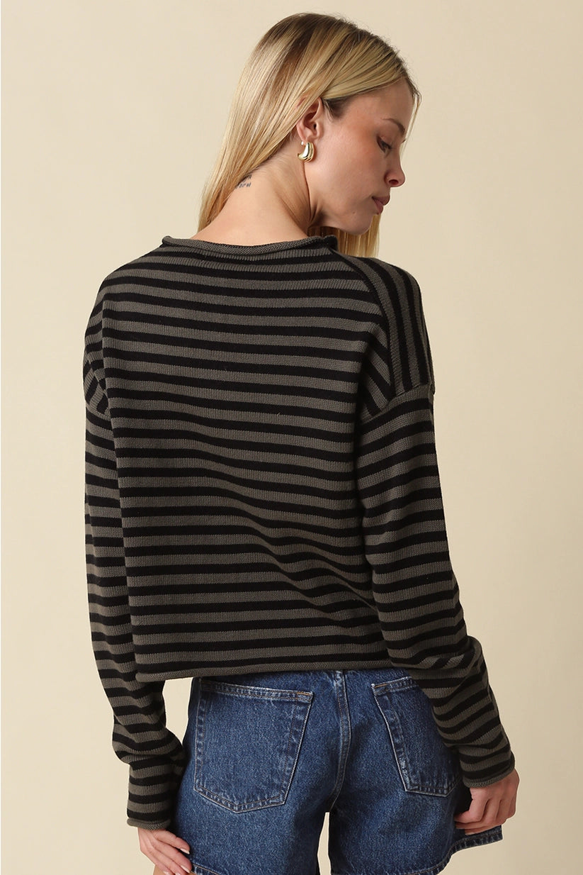 Miou Muse | Michelle Striped Cardigan | Sweetest Stitch Boutique RVA