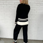Miou Muse | Striped Wide Leg Elastic Pants | Sweetest Stitch