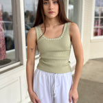 In February | Sallie Ribbed Knit Tank | Sweetest Stitch Boutique