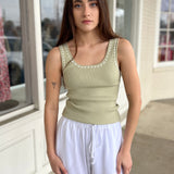 In February | Sallie Ribbed Knit Tank | Sweetest Stitch Boutique