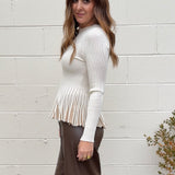 Current Air | Jocelyn Ribbed Flare Sweater | Sweetest Stitch Boutique