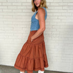 Strut & Bolt | Top Tier Midi Skirt | Sweetest Stitch Boutique