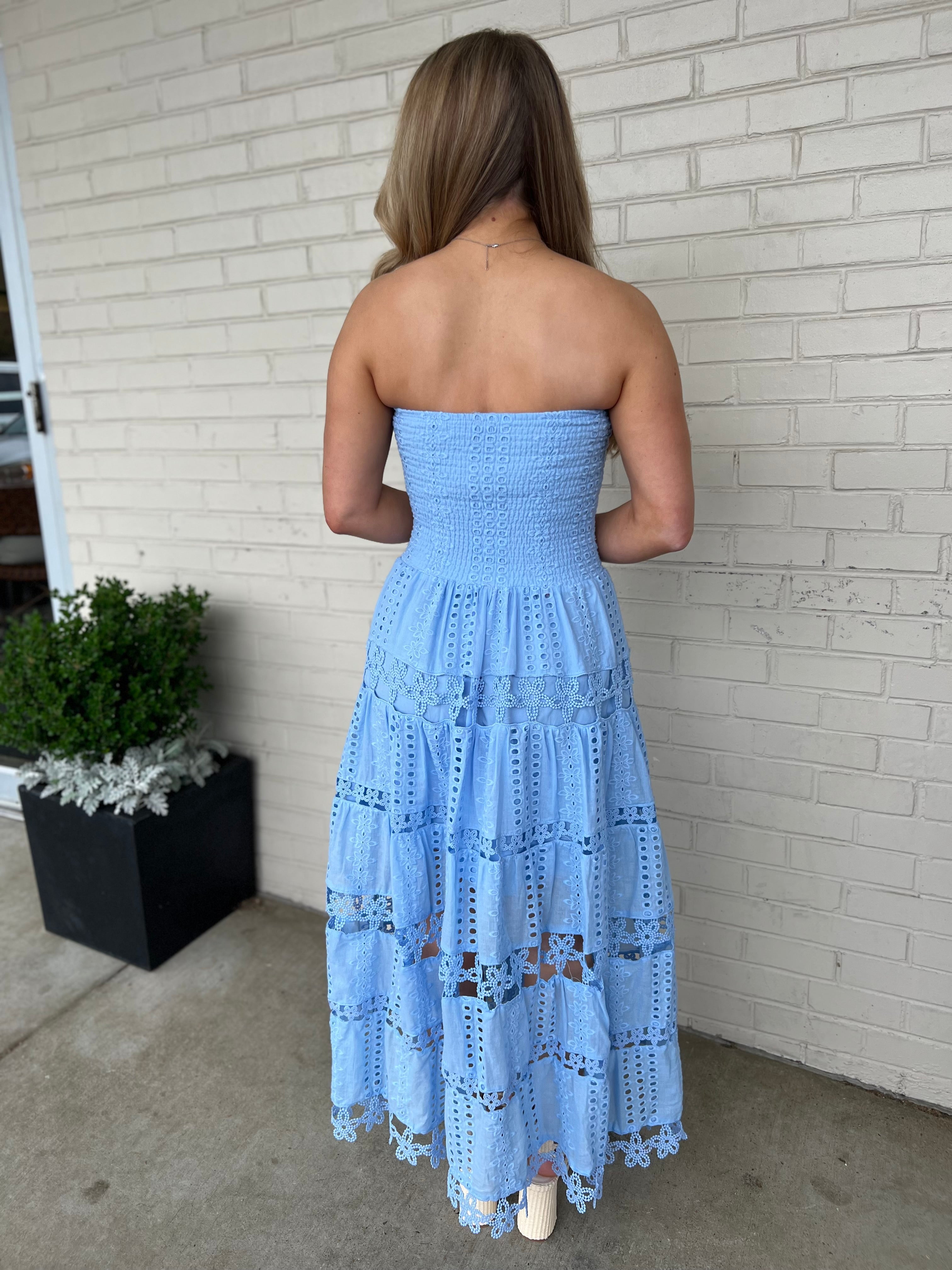 Strut & Bolt | Brunch Club Strapless Midi Dress | Sweetest Stitch 