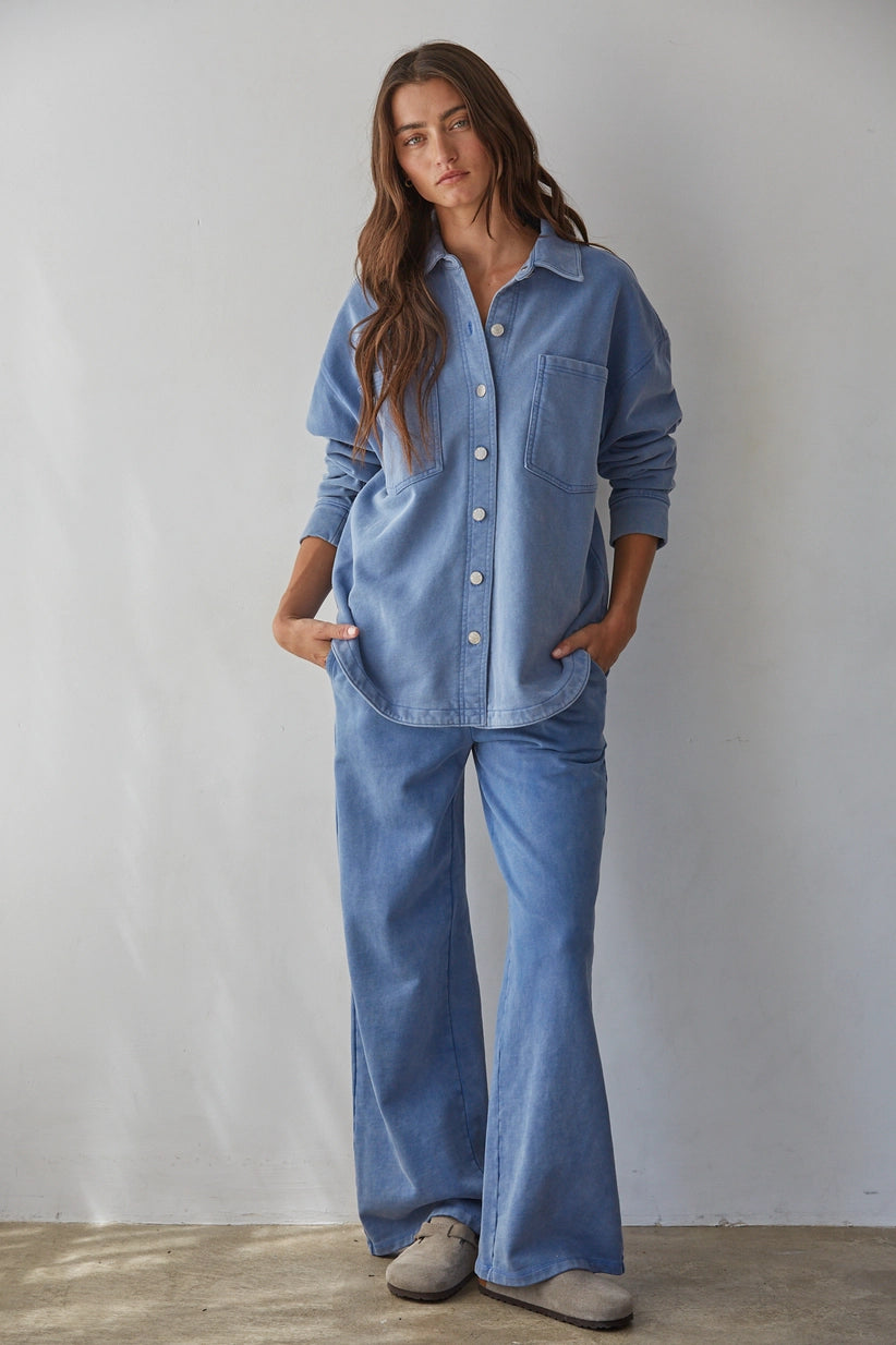 By Together | Kaydee Button Front Shacket | Sweetest Stitch Boutique