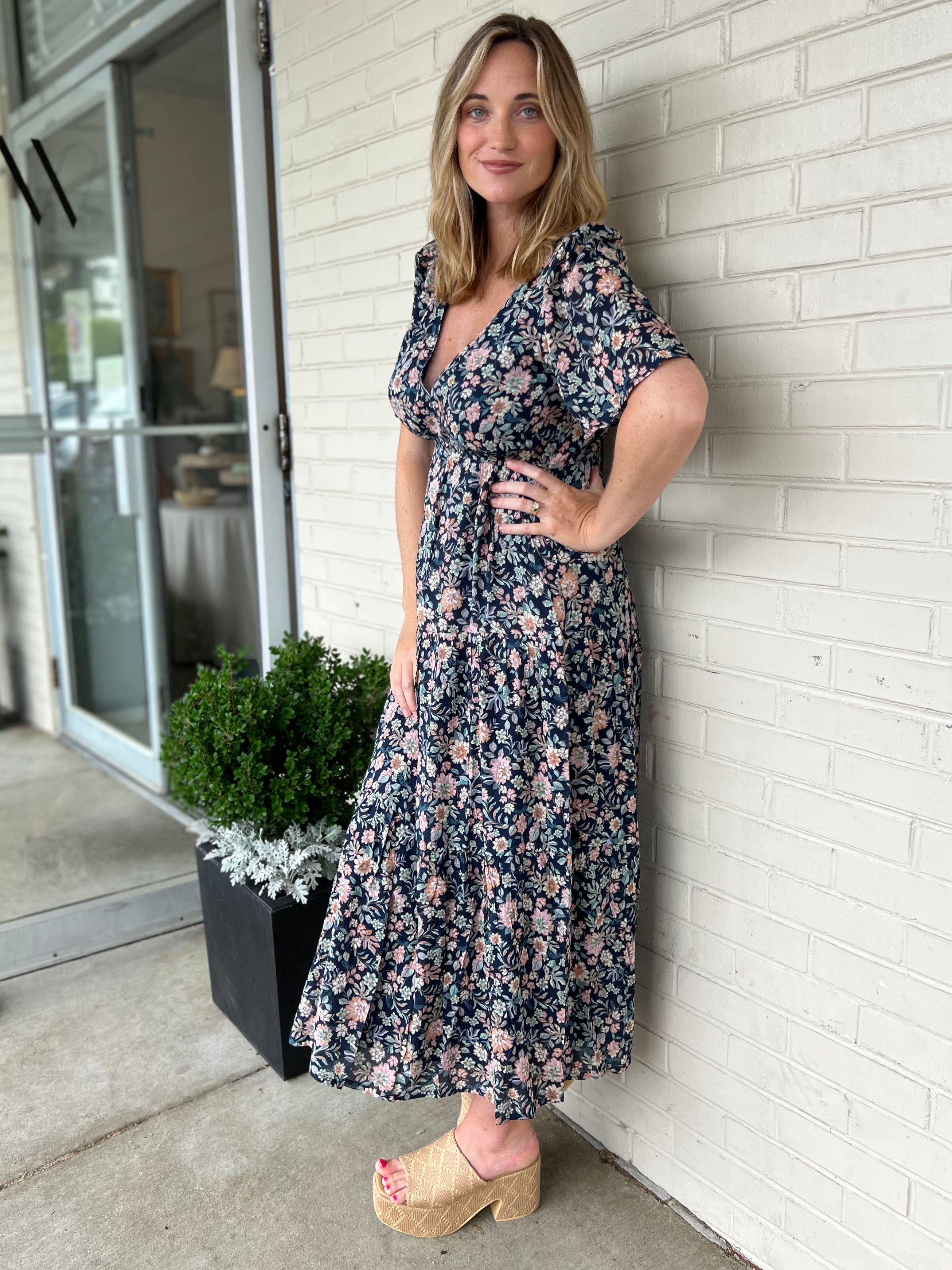 Z Supply | Kat Printed Midi Dress | Sweetest Stitch Boutique Richmond