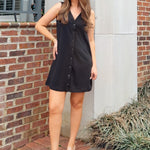 Z Supply | Solace Button Front Mini Dress | Sweetest Stitch Boutique
